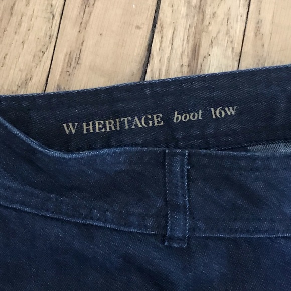 W Heritage Dark Wash Boot Cut Jeans - Picture 3 of 9